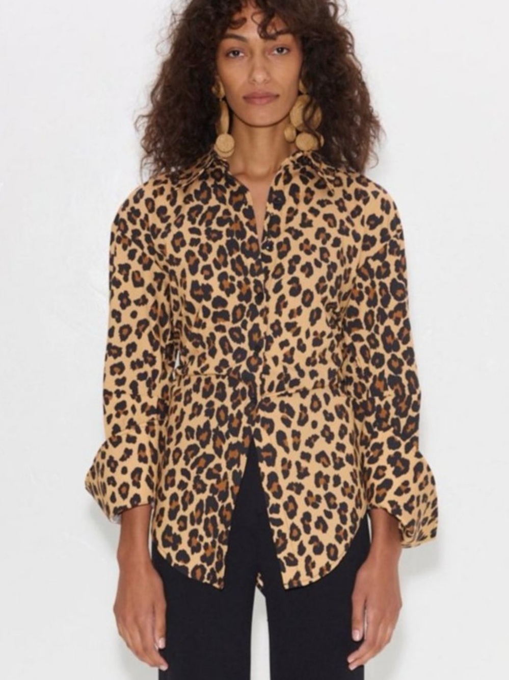 Simon Miller Loch Leopard Button Down